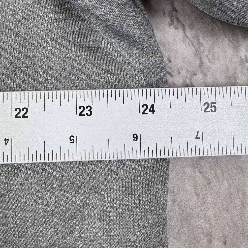 Nike Swoosh Hoodie Men's XL Gray Dri Fit Logo Skate Grunge Check Sweatshirt Y2K - Picture 5 of 7